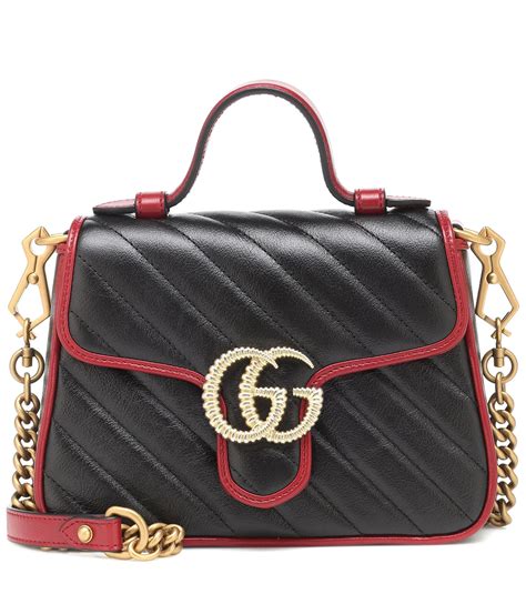 gucci gg handbag leather|leather handbags gucci on sale.